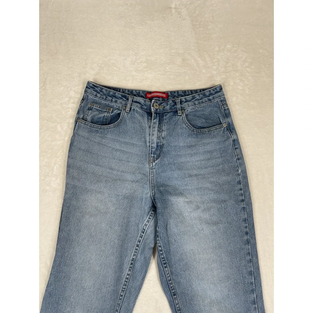 Unionbay Jeans Womens 13 High Rise Tapered Leg Denim Classic Fit Straight‎ Jeans